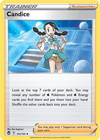 152/195 Candice Reverse Holo - Silver Tempest