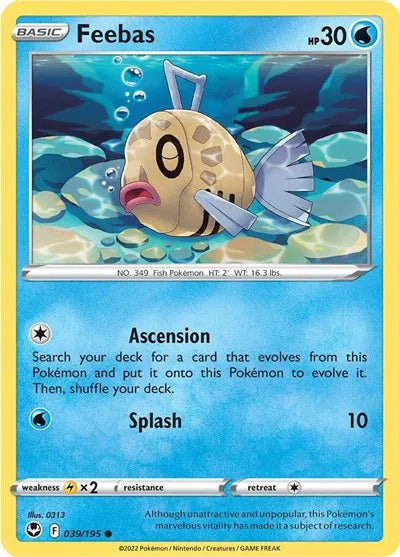 039/195 Feebas Reverse Holo - Silver Tempest