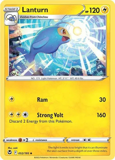 052/195 Lanter Revese Holo - Silver Tempest