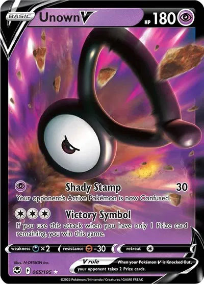 065/195 Unown V - Silver Tempest