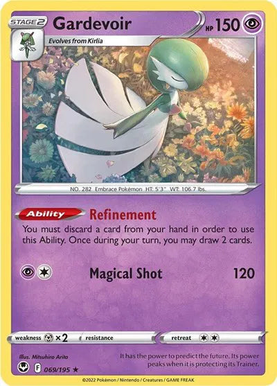 069/195 Gardevoir Reverse Holo - Silver Tempest
