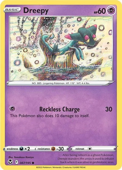 087/195 Dreepy Reverse Holo - Silver Tempest
