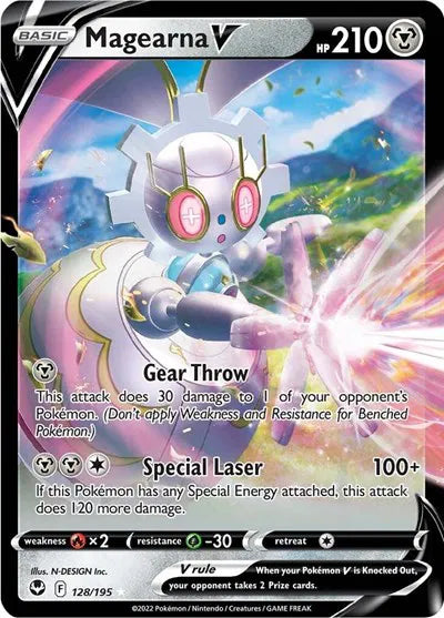 128/195 Magearna V - Silver Tempest