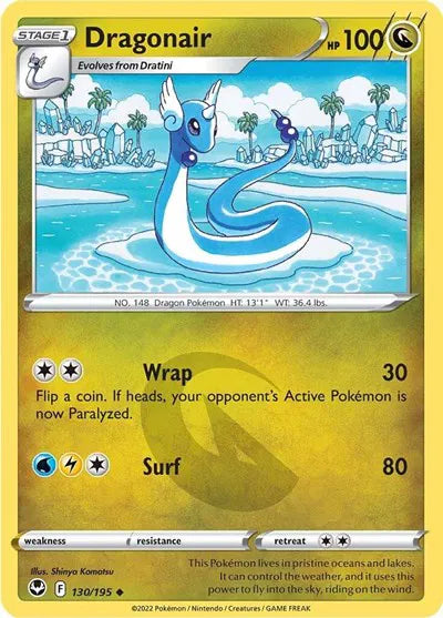 130/195 Dragonair Reverse Holo - Silver Tempest