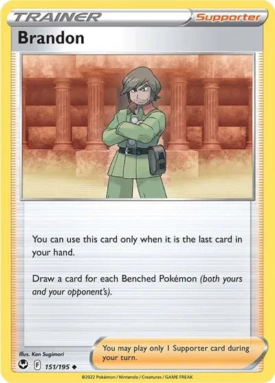 151/195 Brandon Reverse Holo - Silver Tempest