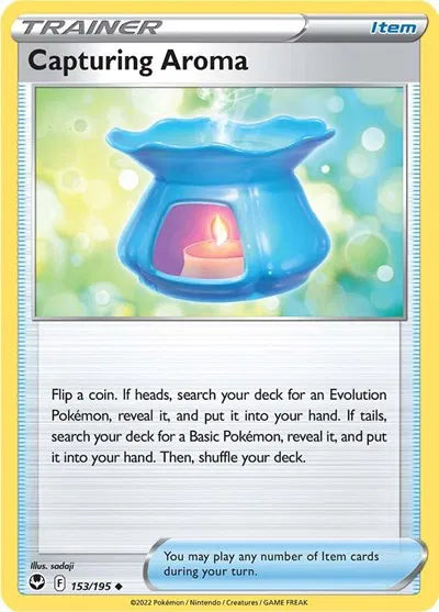 153/195 Capturing Aroma Reverse Holo - Silver Tempest