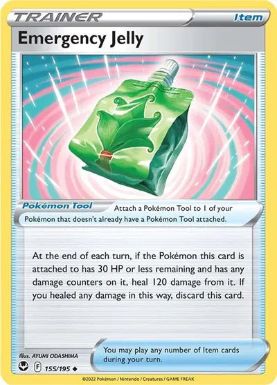 155/195 Emergency Jelly Reverse Holo - Silver Tempest