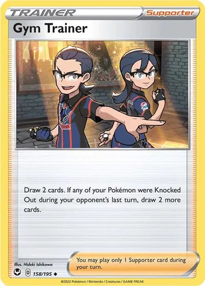 158/195 Gym Trainer Reverse Holo - Silver Tempest