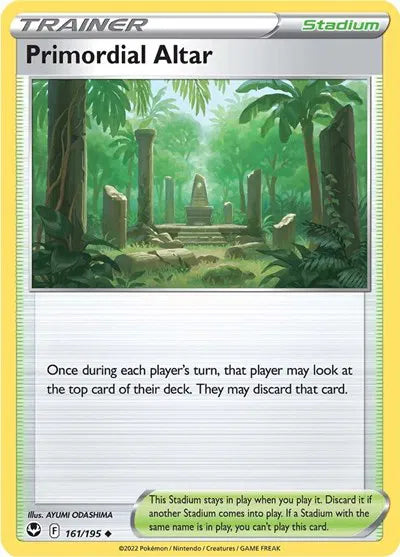 161/195 Primordial Altar Reverse Holo - Silver Tempest