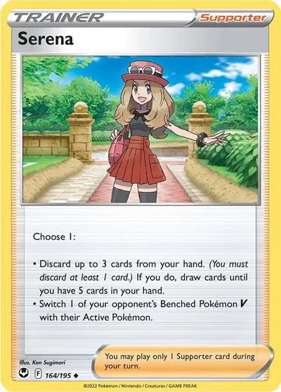 164/195 Serena Reverse Holo - Silver Tempest