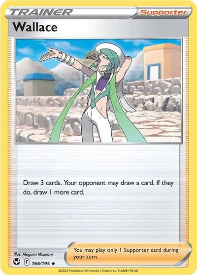 166/195 Wallace Reverse Holo - Silver Tempest