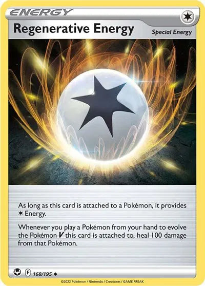 168/195 Regenerative Energy Reverse Holo - Silver Tempest