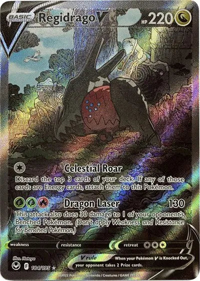 184/195 Regidrago V - Silver Tempest