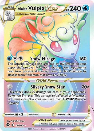 197/195 Alolan Vulpix VStar - Silver Tempest