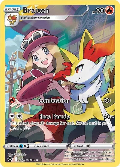 TG01/TG30 Braixen - Silver Tempest
