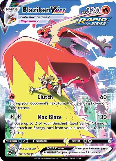 TG15/TG30 Blaziken VMAX - Silver Tempest