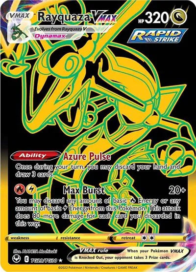TG29/TG30 Rayquaza VMAX - Silver Tempest
