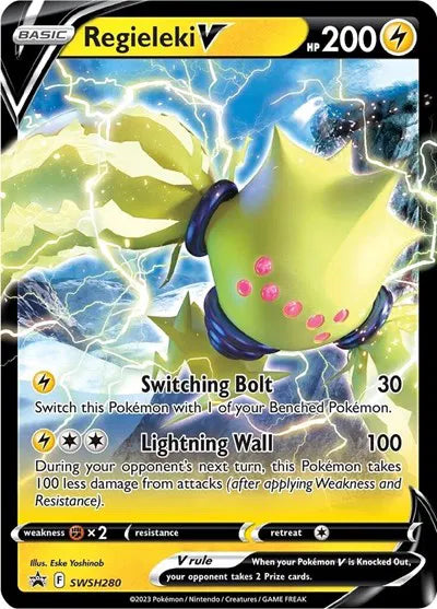 SWSH280 Regieleki V - SWSH Black Star Promo