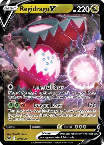 SWSH281 Regidrago V - SWSH Black Star Promo
