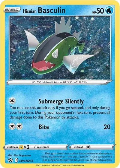 SWSH273 Hisuian Basculin - SWSH Black Star Promo