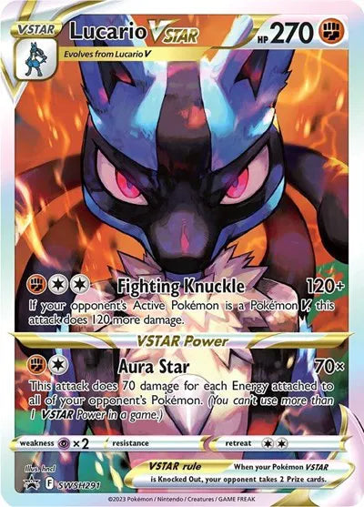 SWSH291 Lucario VStar - SWSH Black Star Promo