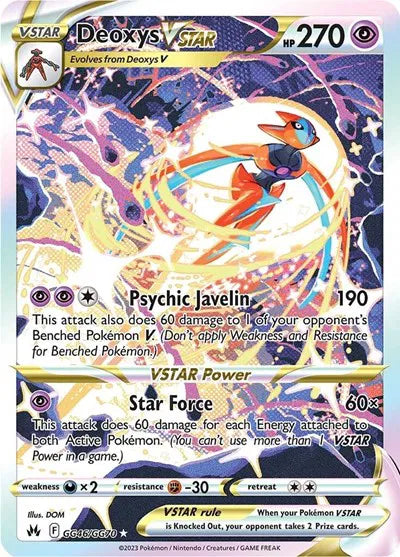 GG46/GG70 Deoxys VStar - Crown Zenith