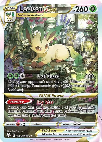 GG35/GG70 Leafeon VStar - Crown Zenith