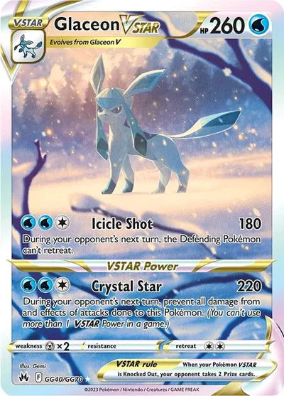 GG40/GG70 Glaceon VStar - Crown Zenith