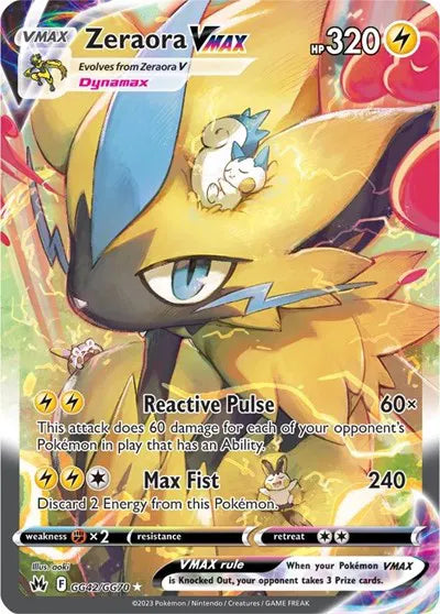 GG42/GG70 Zeraora VMAX - Crown Zenith