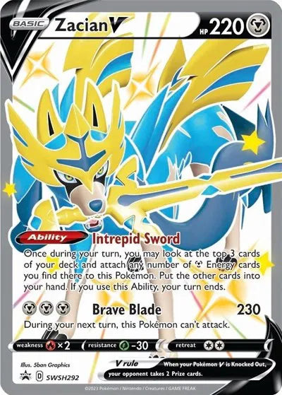 SWSH292 Zacian V - SWSH Black Star Promo
