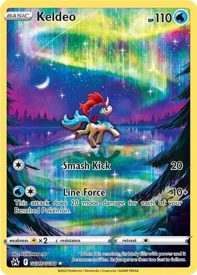 GG07/GG70 Keldeo - Crown Zenith