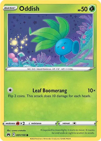 001/159 Oddish Reverse Holo