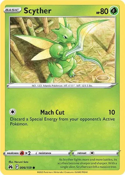 006/159 Scyther Reverse Holo