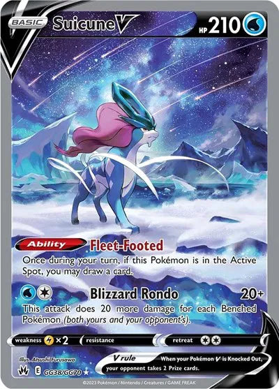 GG38/GG70 Suicune V - Crown Zenith
