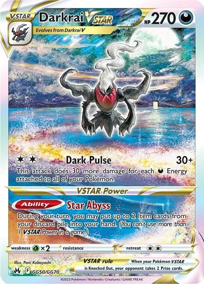 GG50/GG70 Darkrai VStar - Crown Zenith