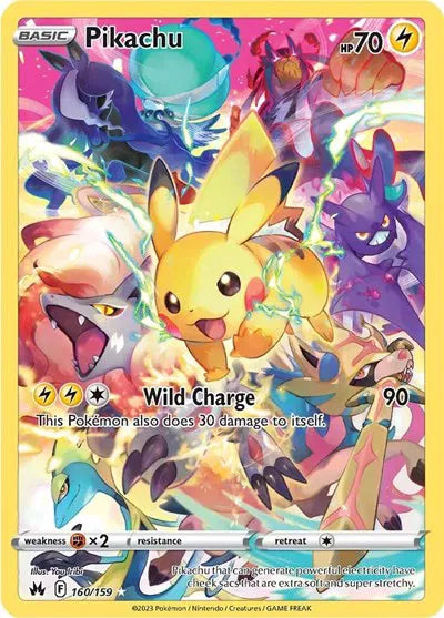 160/159 Pikachu - Crown Zenith