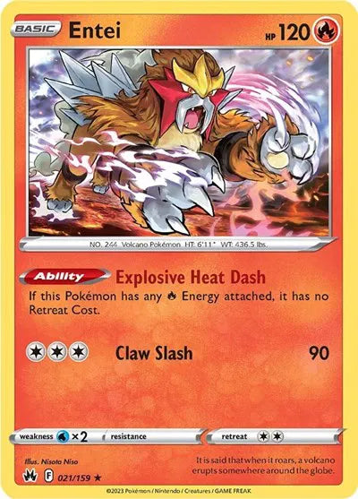 021/159 Entei Holofoil