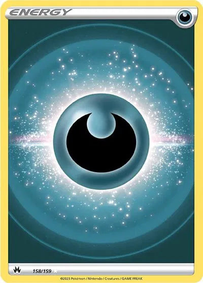 158/159 Darkness Energy - Crown Zenith