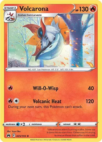 025/159 Volcarona Reverse Holo