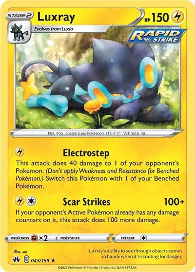 043/159 Luxray Reverse Holo
