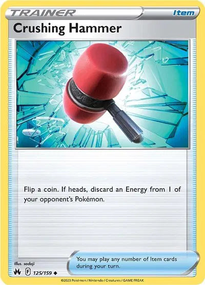 125/159 Crushing Hammer Reverse Holo - Crown Zenith