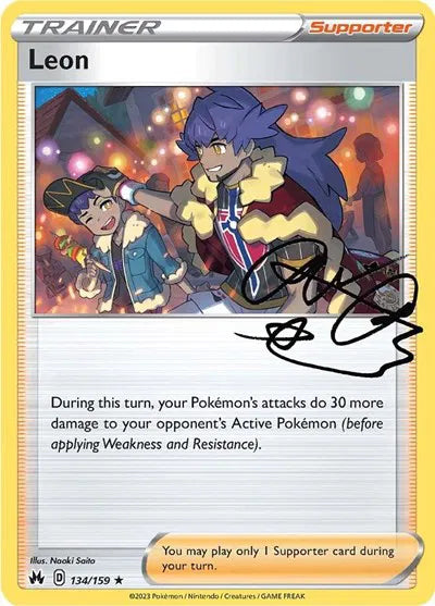 134/159 Leon Holofoil - Crown Zenith