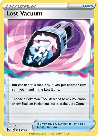 135/159 Lost Vacuum Reverse Holo - Crown Zenith
