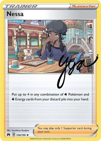 136/159 Nessa Reverse Holo - Crown Zenith
