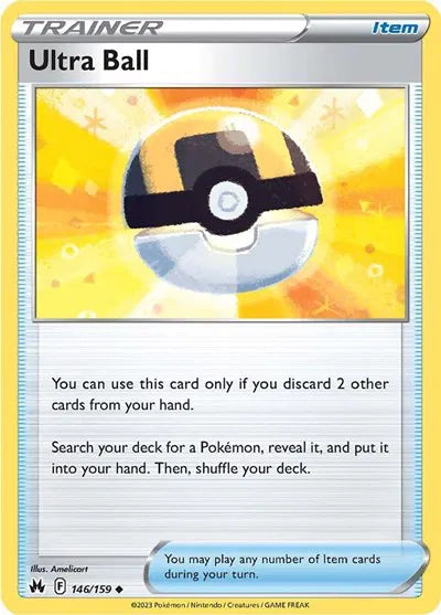 146/159 Ultra Ball Reverse Holo - Crown Zenith