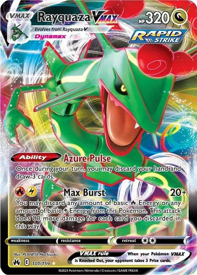 101/159 Rayquaza VMAX - Crown Zenith