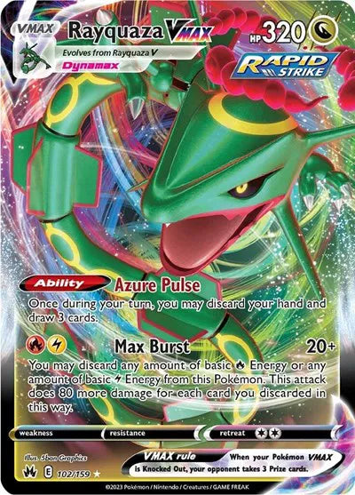 102/159 Rayquaza VMAX - Crown Zenith