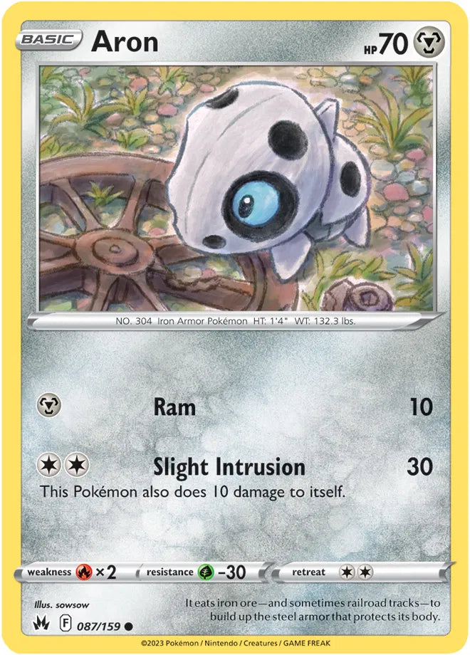 087/159 Aron Reverse Holo - Crown Zenith