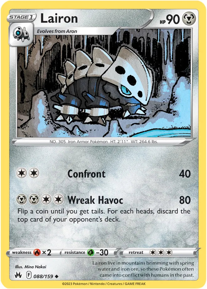 088/159 Lairon Reverse Holo - Crown Zenith