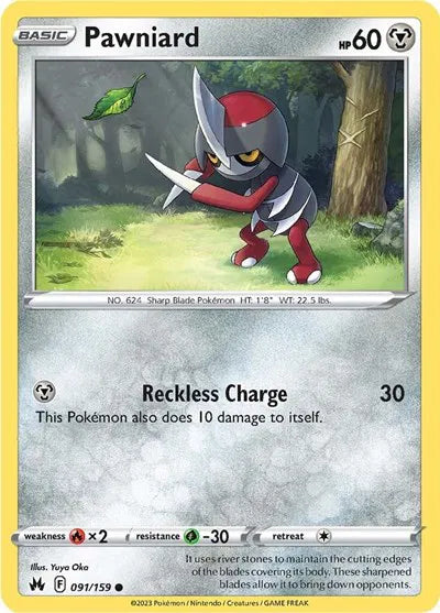 091/159 Pawniard Reverse Holo - Crown Zenith